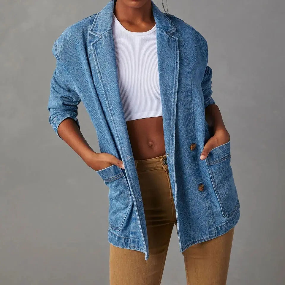 Eden Relaxed Denim Blazer
