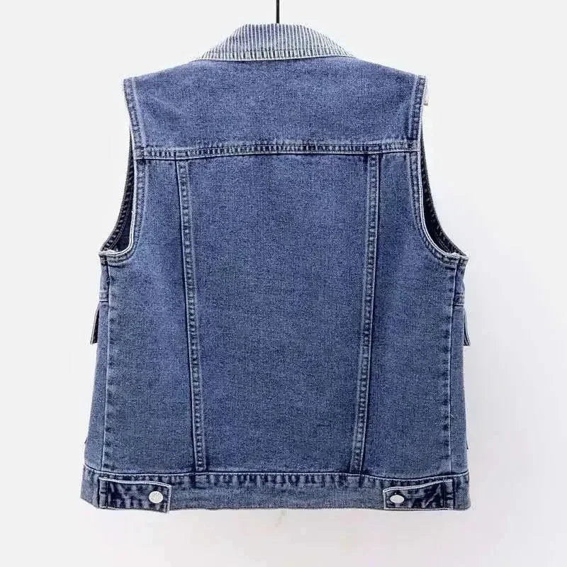 Frankie Contrast Pocket Utility Vest