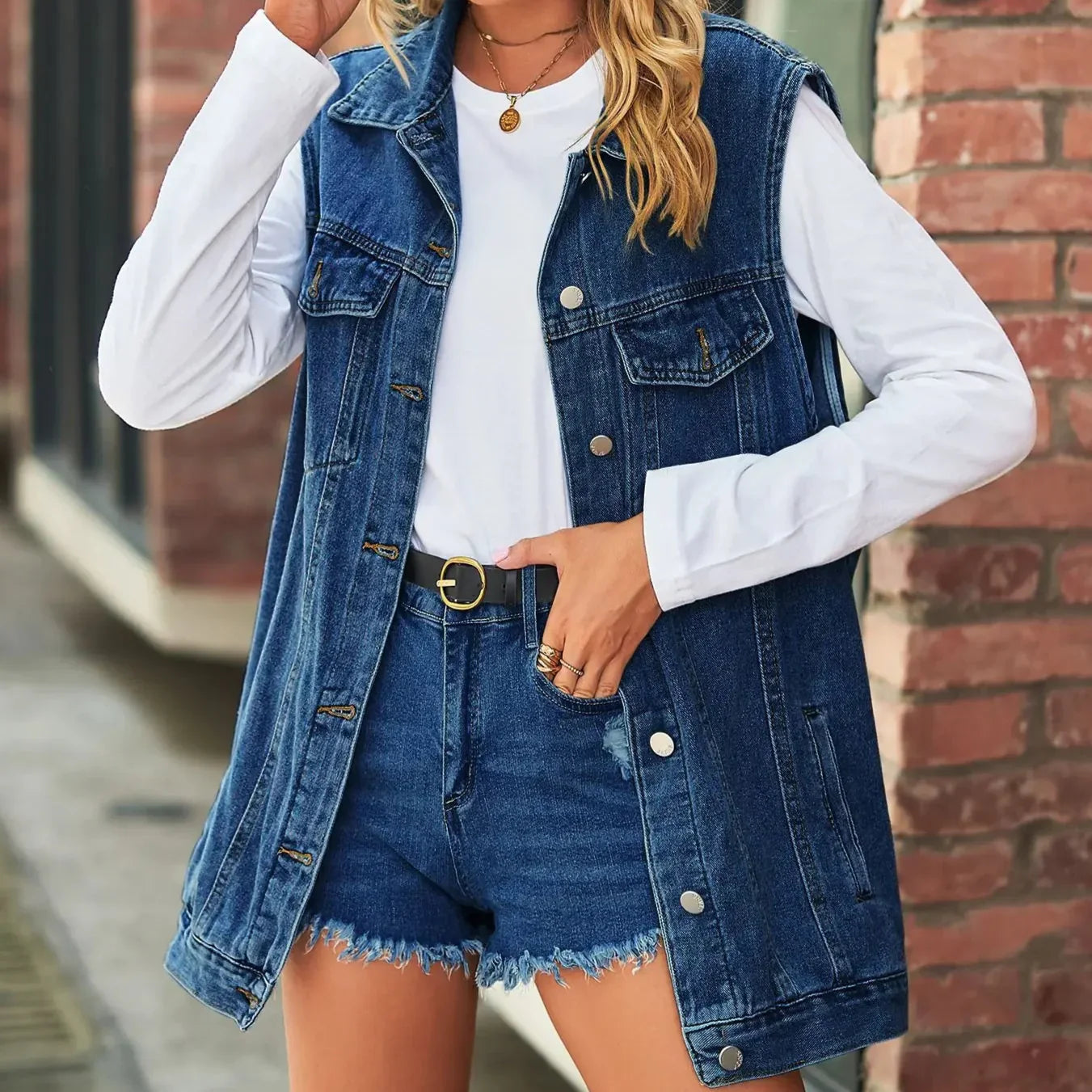 Kara Longline Street Vest