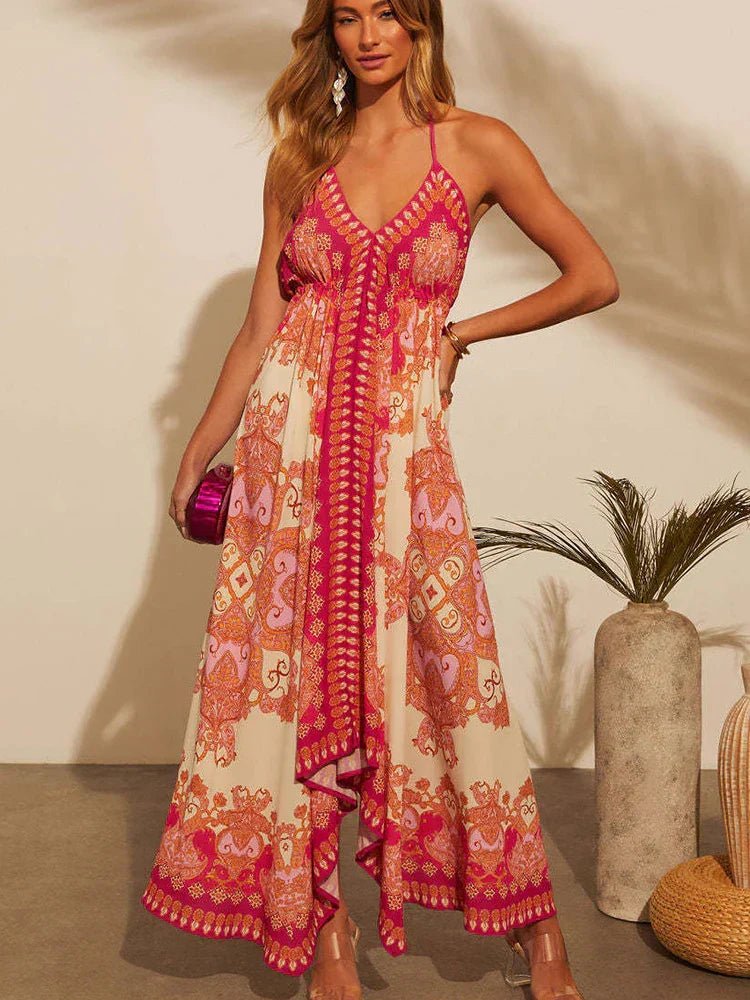 Valeria Bohemian Maxi Dress – Women’s fashion piece