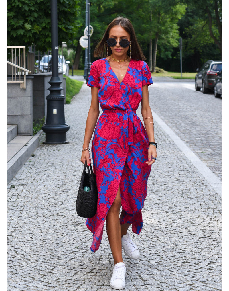Nadia | Elegant Dress With Print – Women’s fashion piece