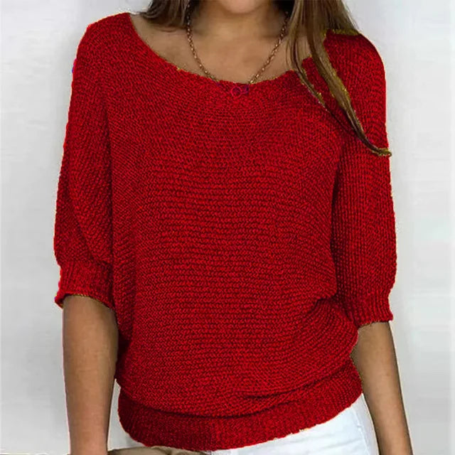 Nyssa Women's Casual Knit Pullover Top