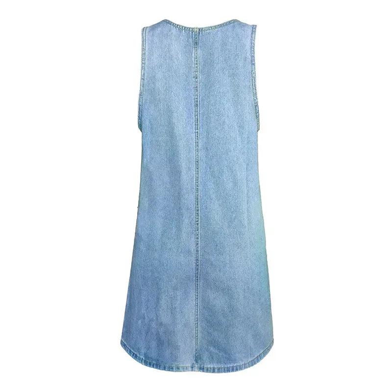 Sofia™ | Practical And Lightweight Denim Summer Dress