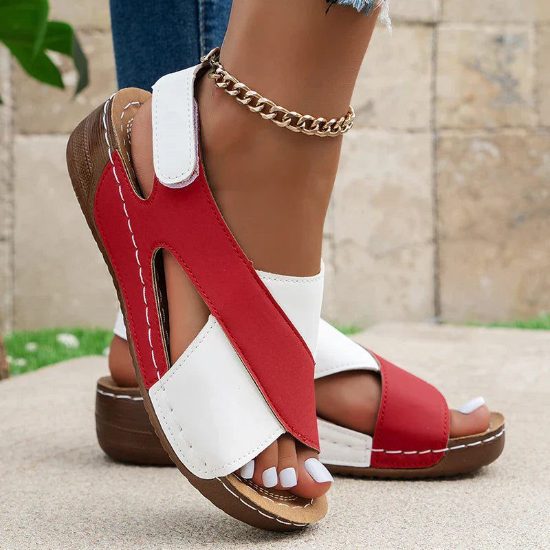 Cindy Criss Cross Comfort Lift Sandals