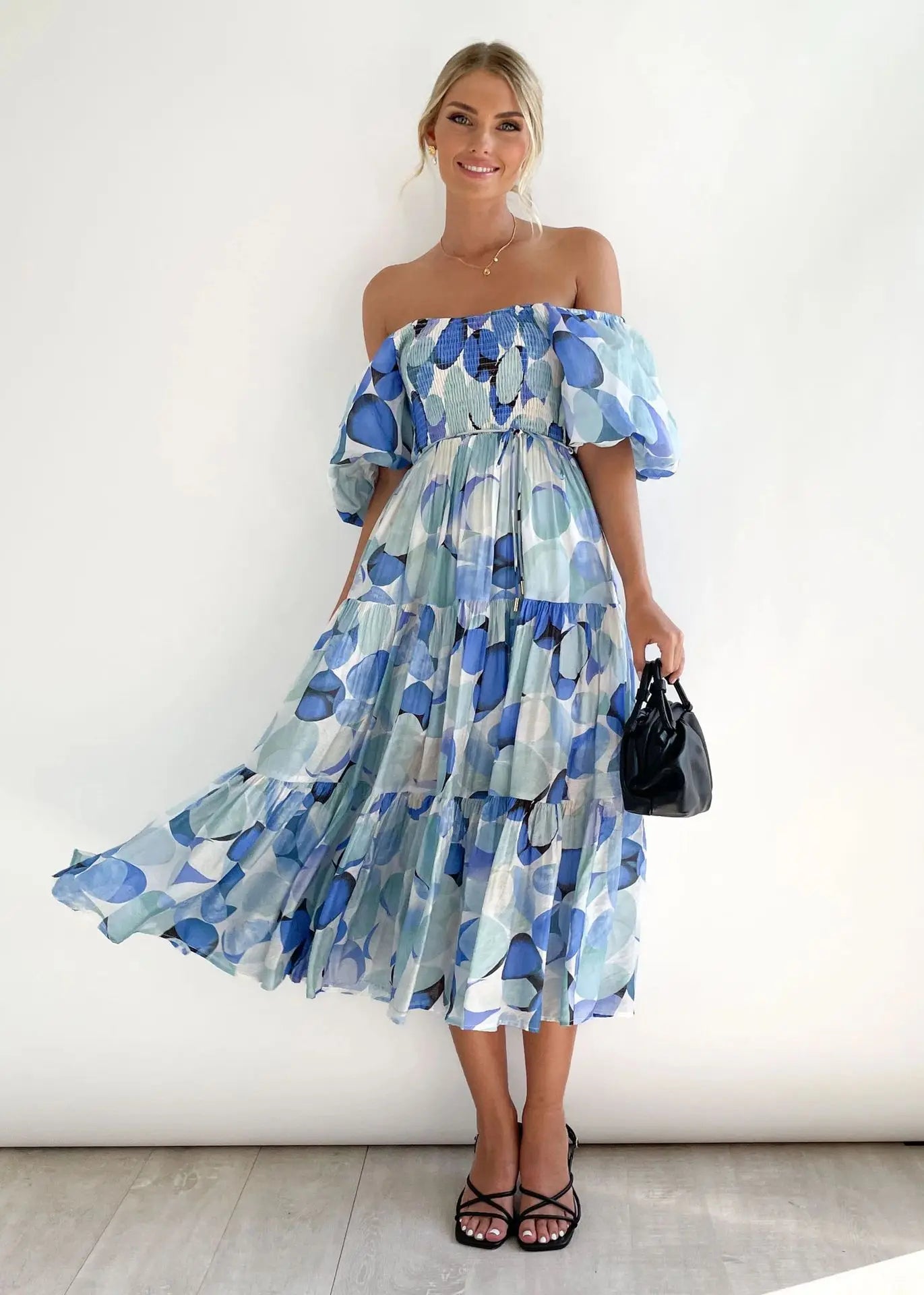 Celeste Off Shoulder Maxi Dress (almost Sold Out)