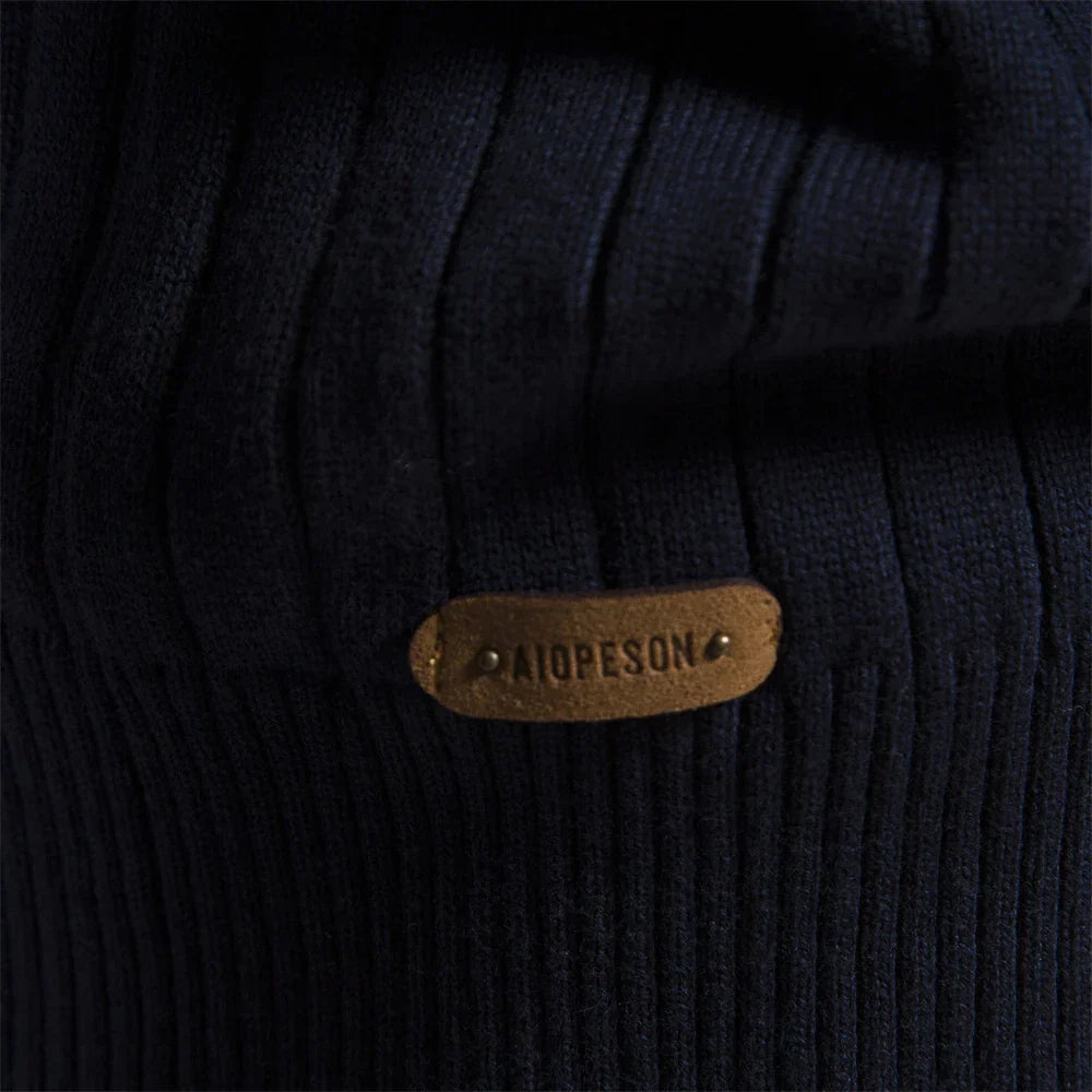 Aloïs™ - Men's Winter Sweater with Zip Collar and Optimal Warmth