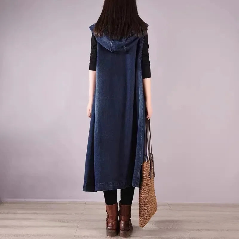 Mira Hooded Longline Vest – Women’s fashion piece