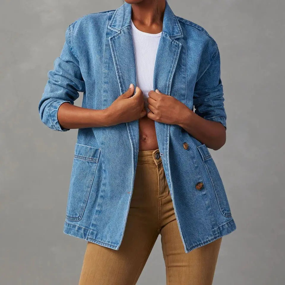 Eden Relaxed Denim Blazer – Women’s fashion piece