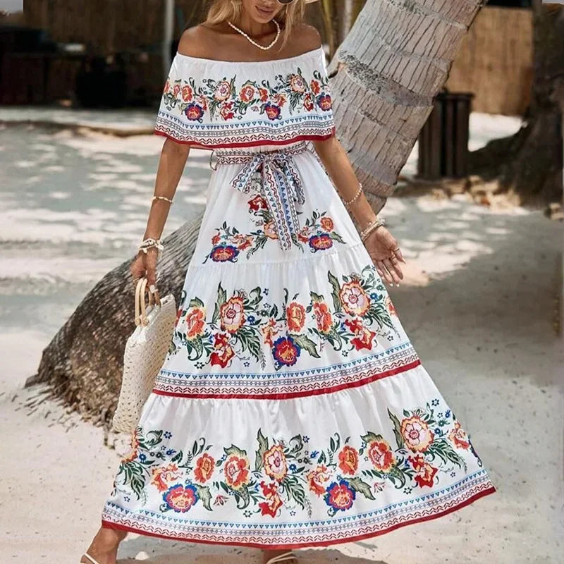 Amara Off Shoulder Maxi Dress