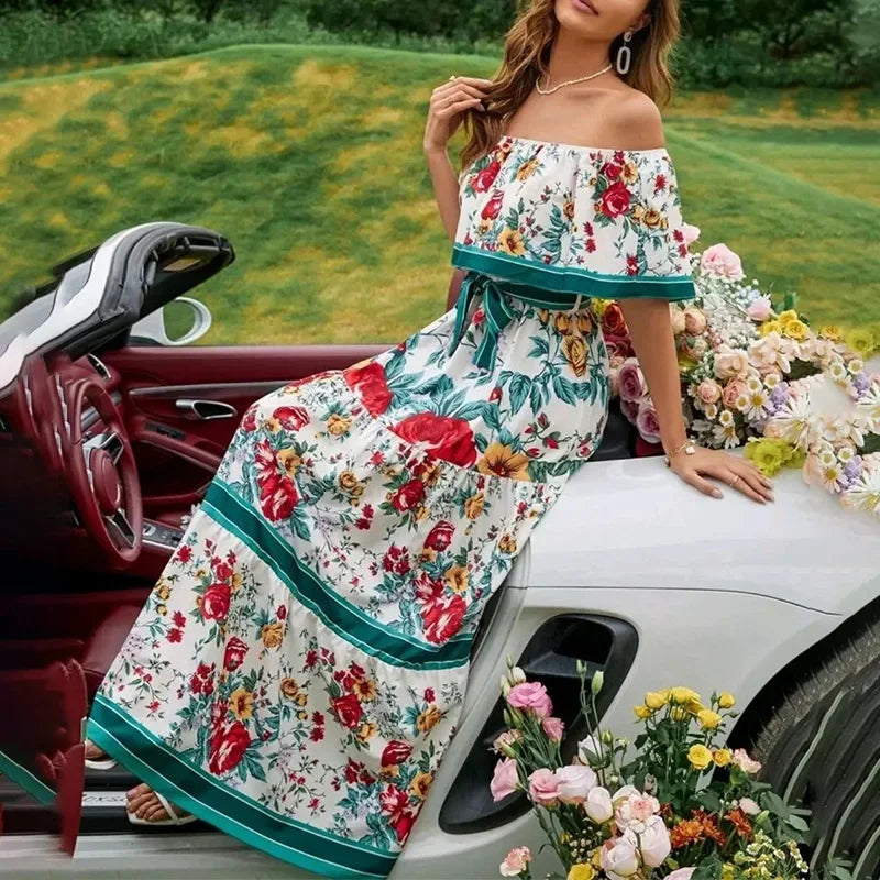 Amara Off Shoulder Maxi Dress