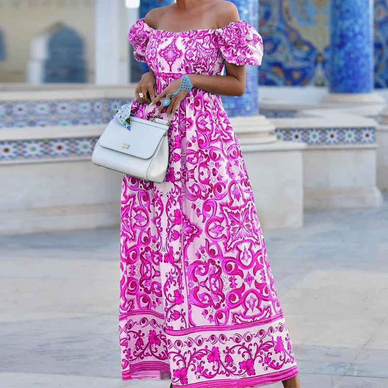 Isla Off Shoulder Maxi Dress