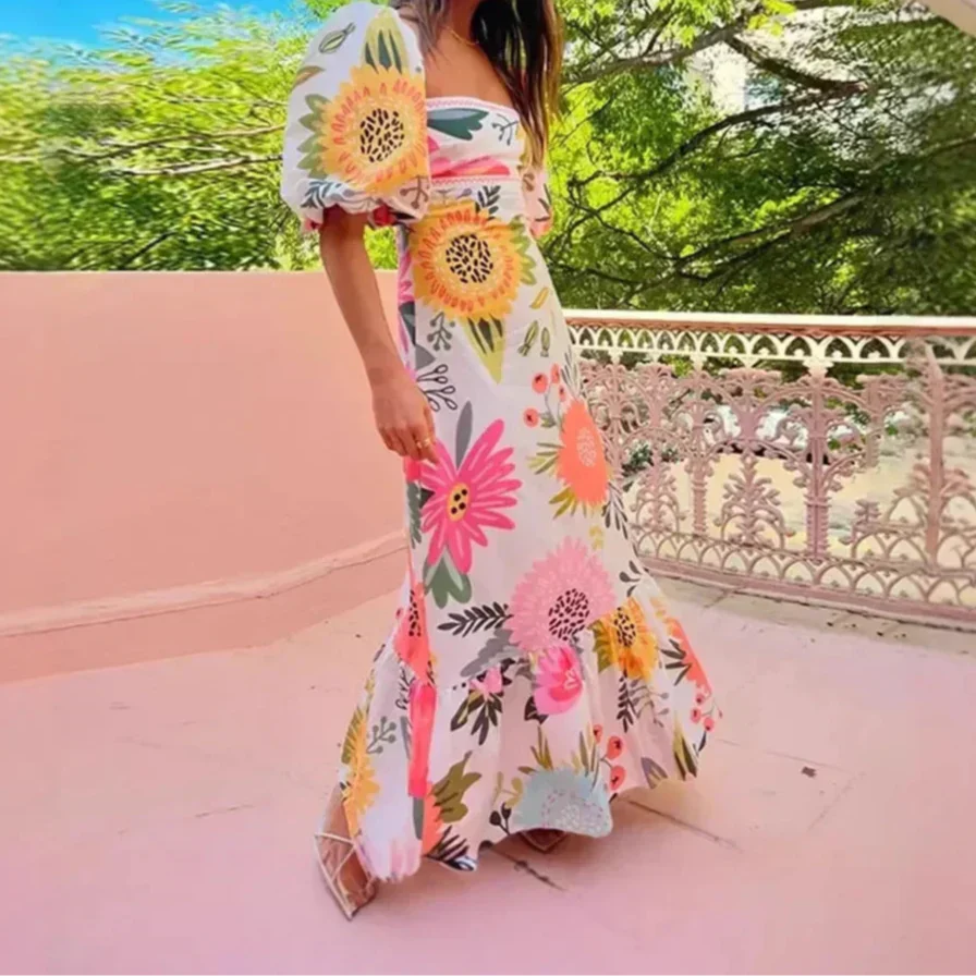 Elara Pleated Maxi Dress – Women’s fashion piece