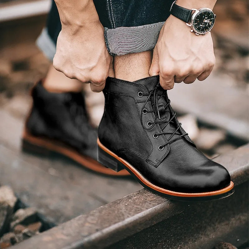 Dennis™ - Vegan Leather Men's Boots