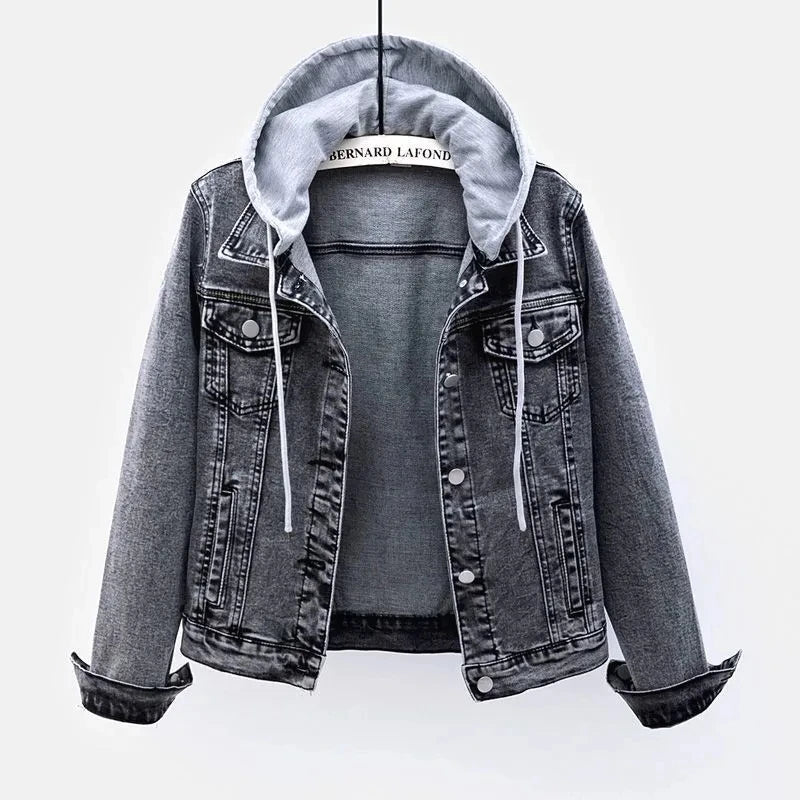 Casey Hooded Washed Street Jacket – Women’s fashion piece
