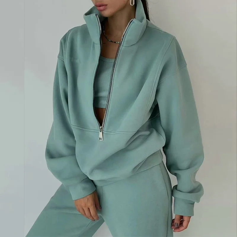 Jade – Zip Lounge Co Ord Set – Women’s fashion piece