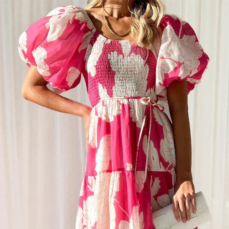 Valenciaone™ Tiered One Shoulder Maxi Dress – Women’s fashion piece