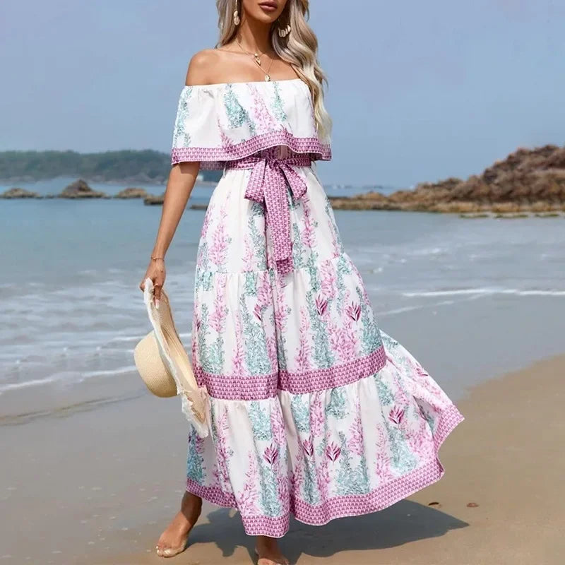 Amara Off Shoulder Maxi Dress