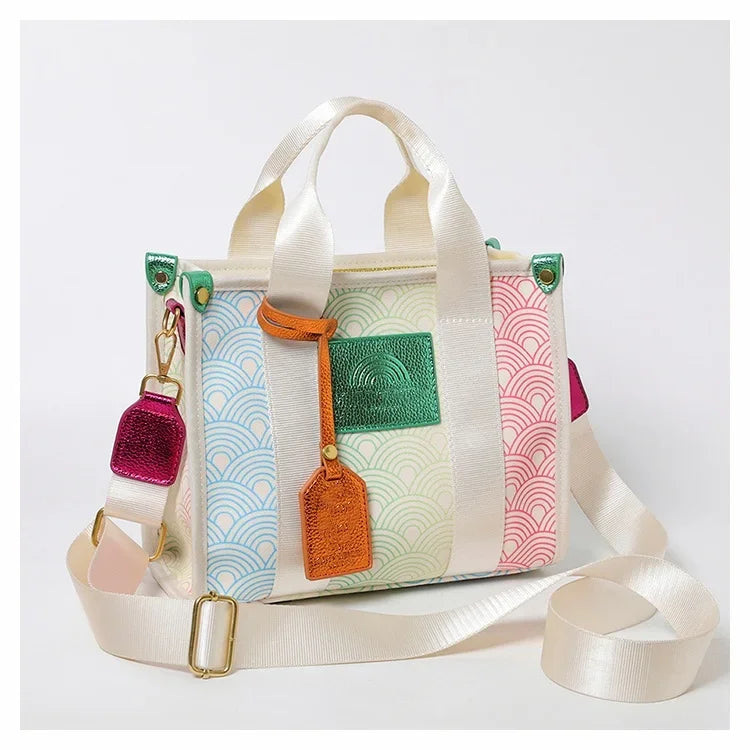Nova – Pastel Colour Block Tote Bag – Women’s fashion piece
