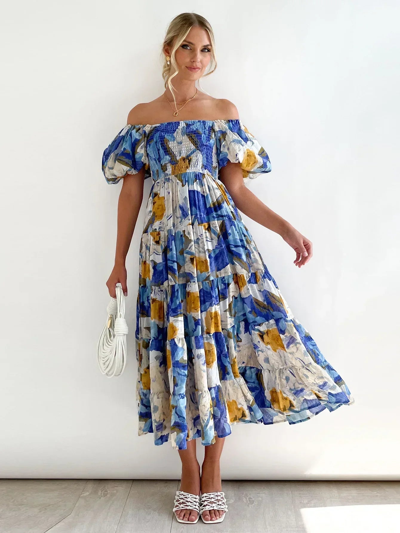 Celeste Off Shoulder Maxi Dress (almost Sold Out)