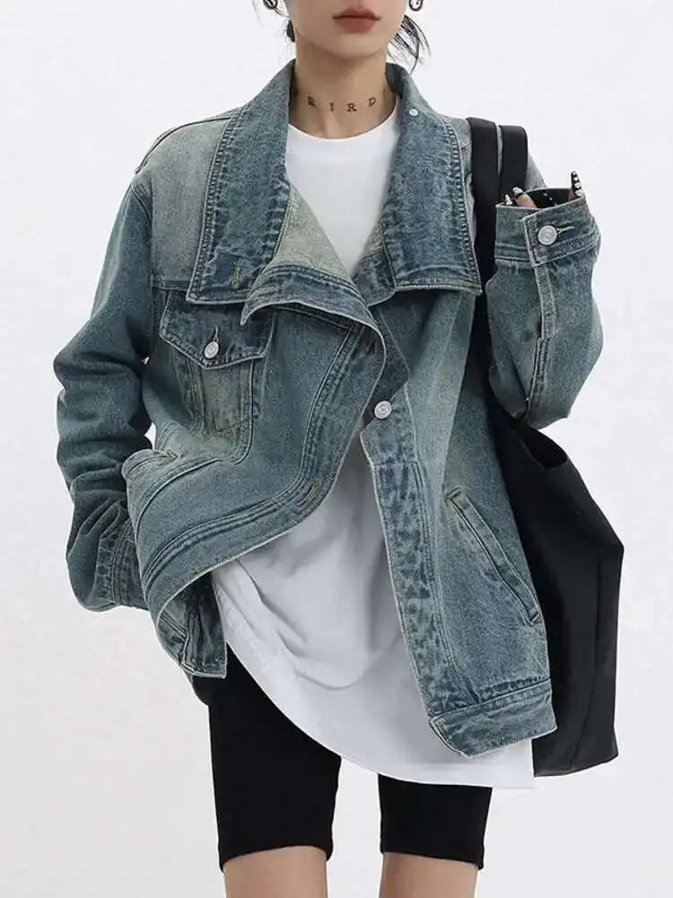 Zara High Collar Street Jacket