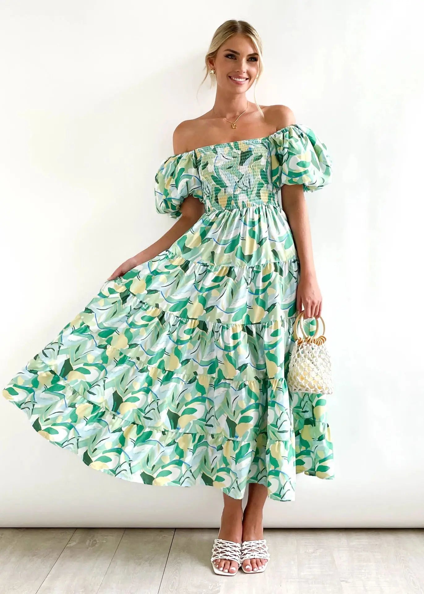 Celeste Off Shoulder Maxi Dress (almost Sold Out)