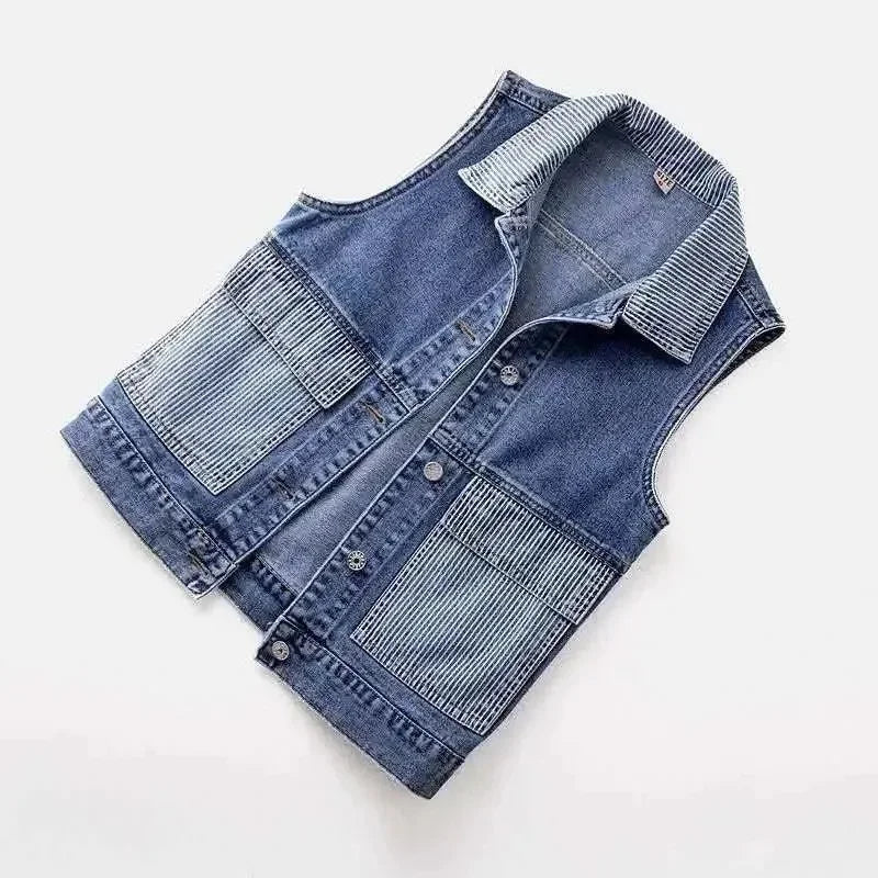 Frankie Contrast Pocket Utility Vest