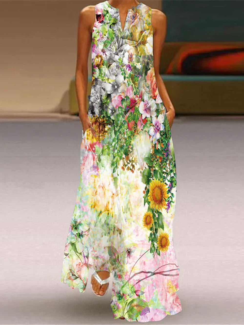 Aurelia™ Butterfly Bloom A Line Dress