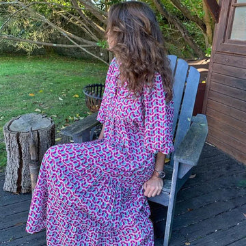 Elysia | Floral Print Boho Maxi Dress – Women’s fashion piece
