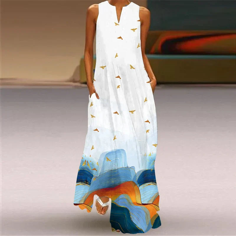 Aurelia™ Butterfly Bloom A Line Dress