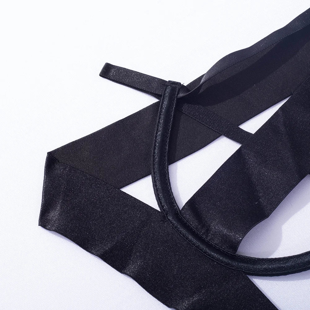 Fable Halter Neck Bandage Bodysuit