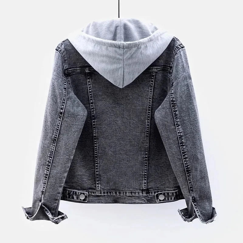 Casey Hooded Washed Street Jacket – Women’s fashion piece