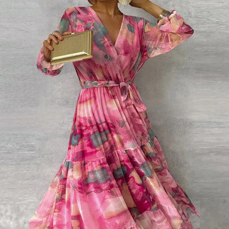 Emily Elegant Floral Dress – Women’s fashion piece