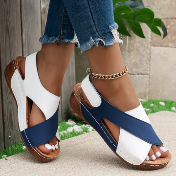 Cindy Criss Cross Comfort Lift Sandals – Women’s fashion piece