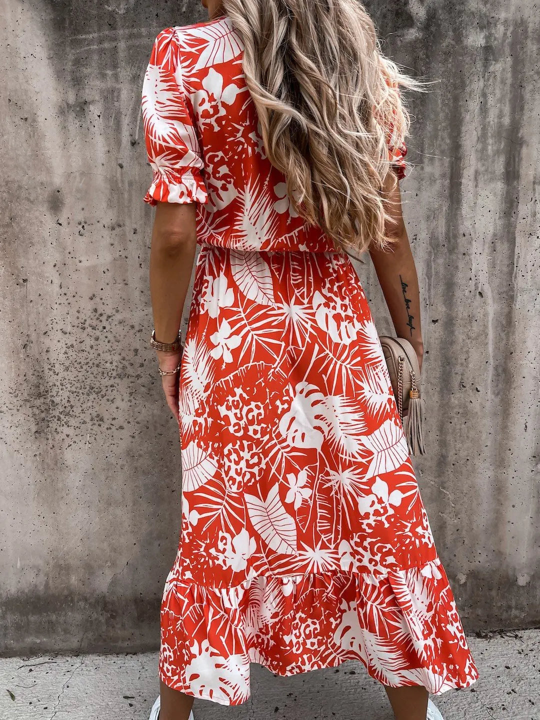 Naila Elegant Floral Dress