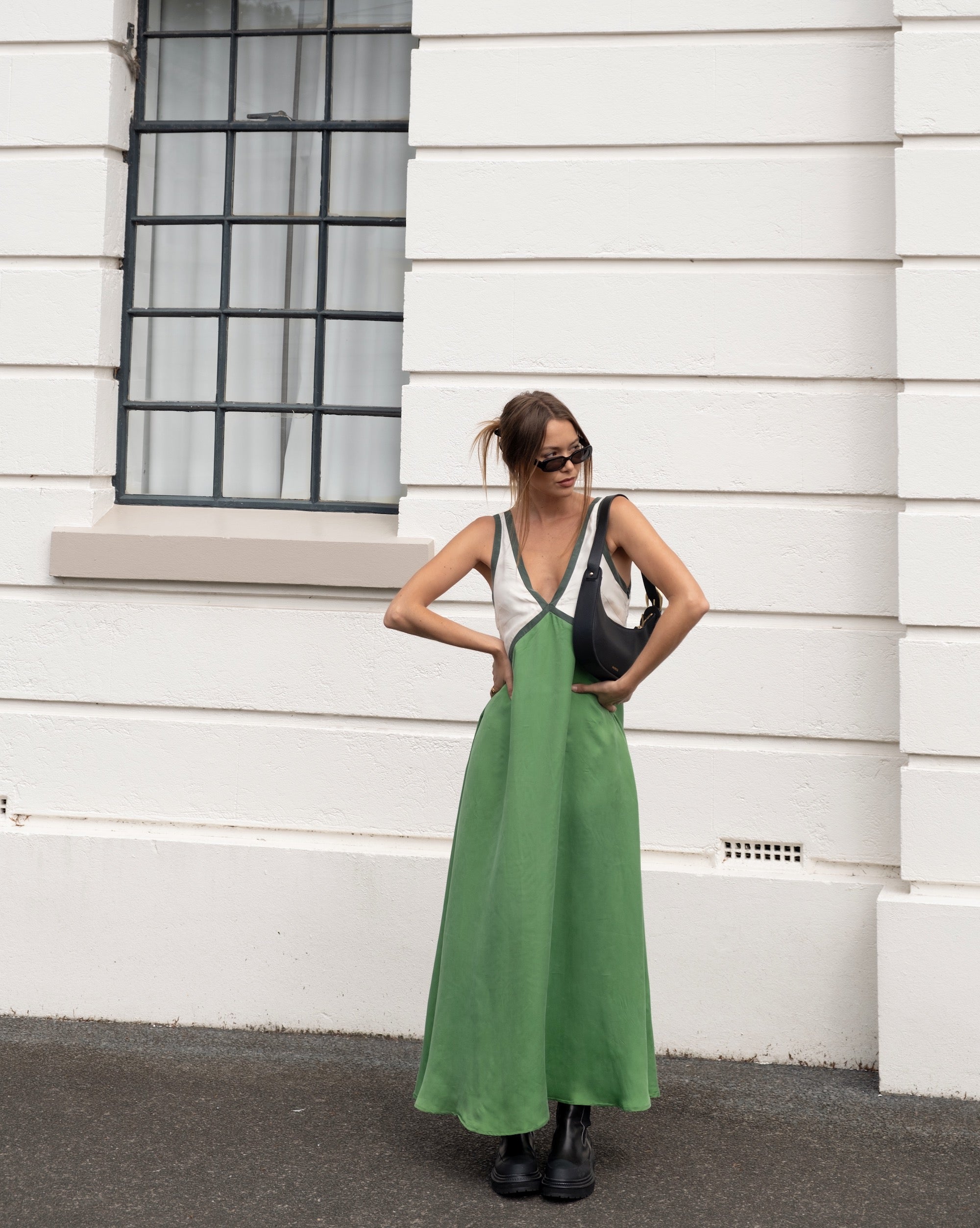 Jacky Lightweight V Neck Maxi Dress