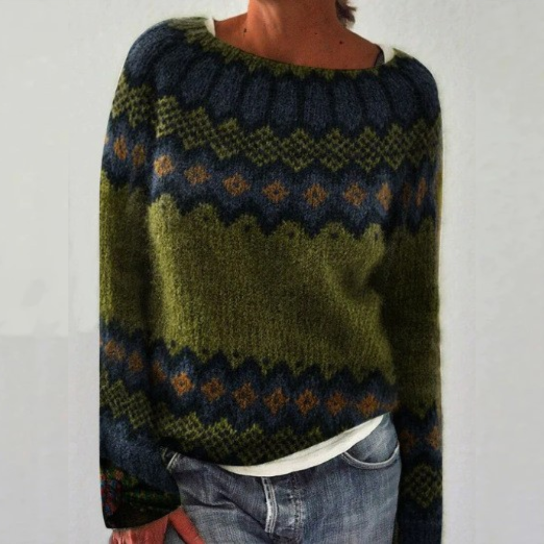 Anita | Cozy Retro Sweater – Women’s fashion piece