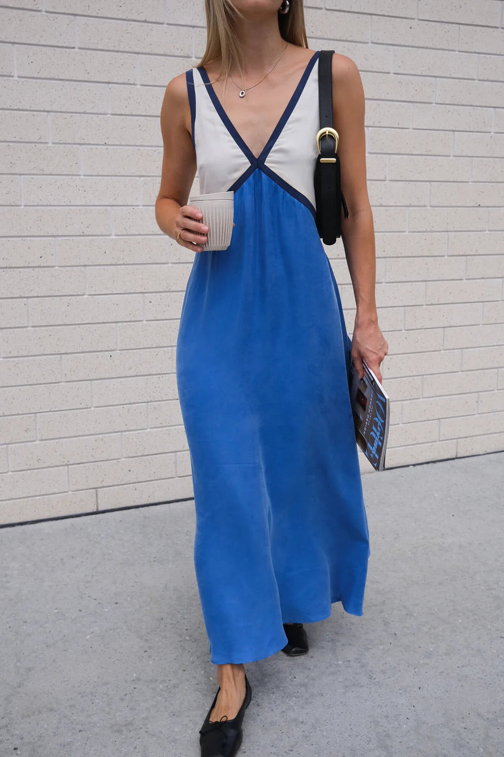 Jacky Lightweight V Neck Maxi Dress