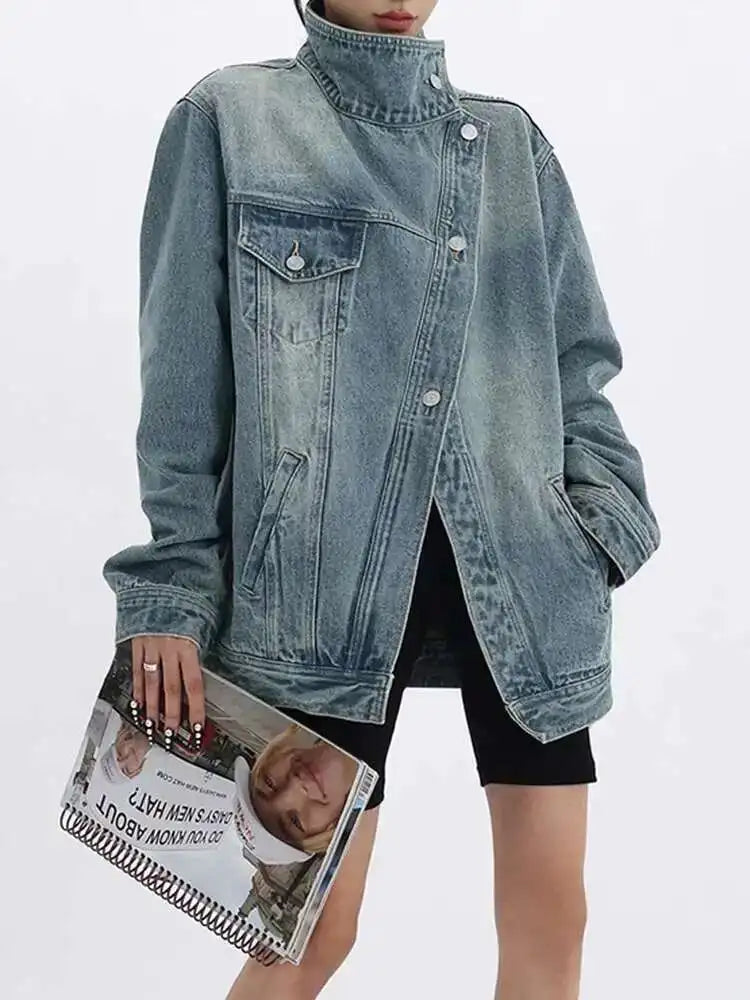 Zara High Collar Street Jacket