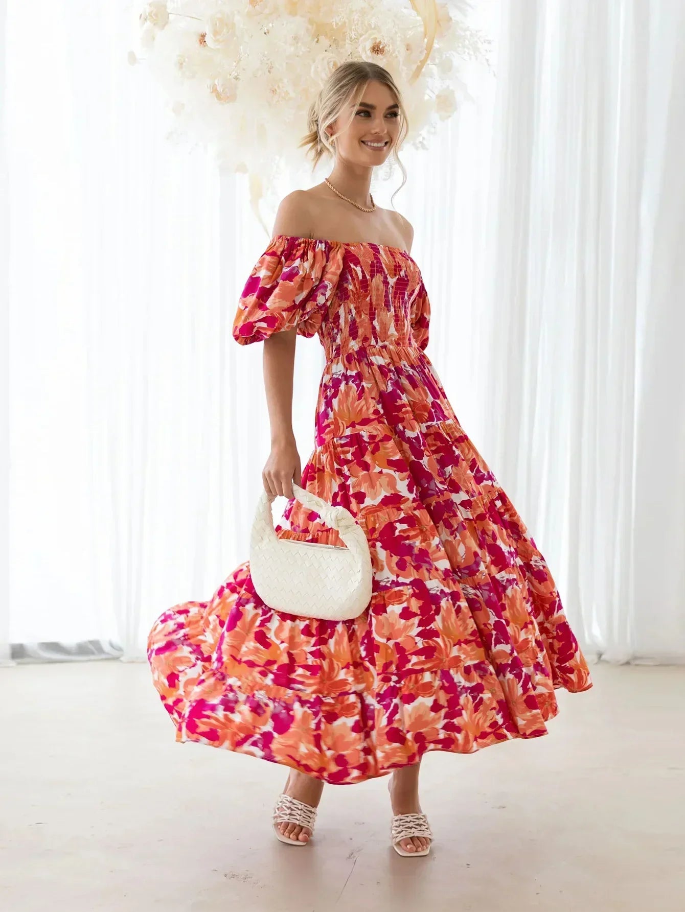 Celeste Off Shoulder Maxi Dress (almost Sold Out)