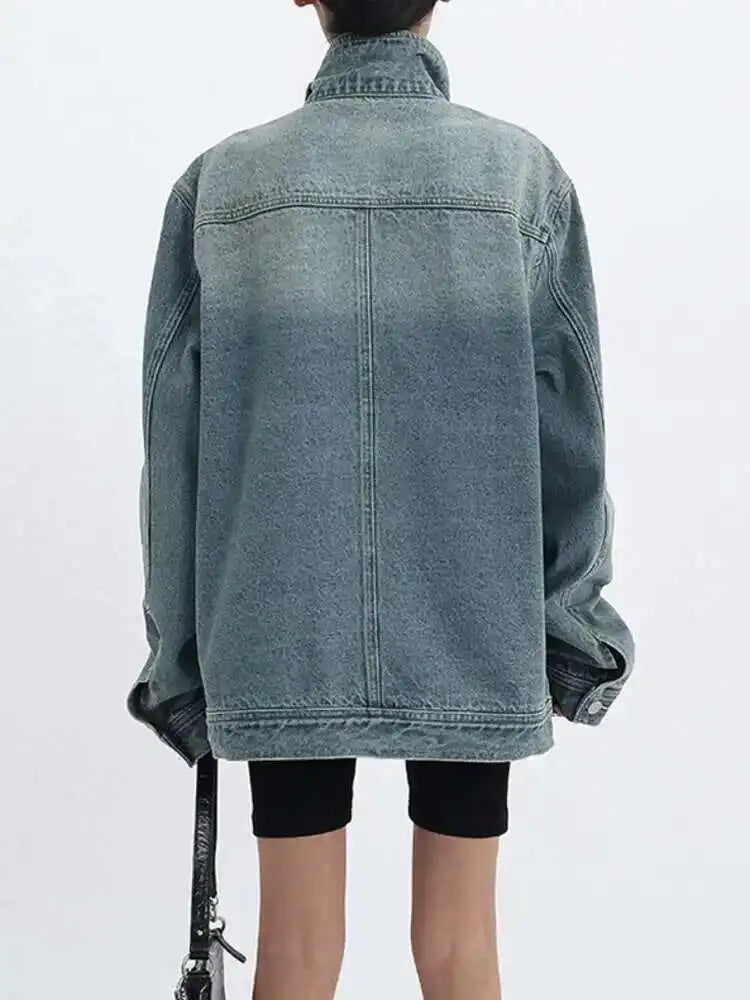 Zara High Collar Street Jacket