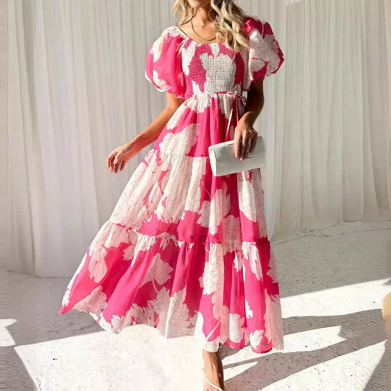 Valenciaone™ Tiered One Shoulder Maxi Dress – Women’s fashion piece
