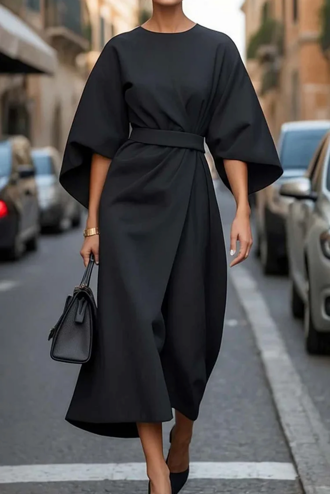 Véda – Luxe Lantern Sleeve Dress – Women’s fashion piece