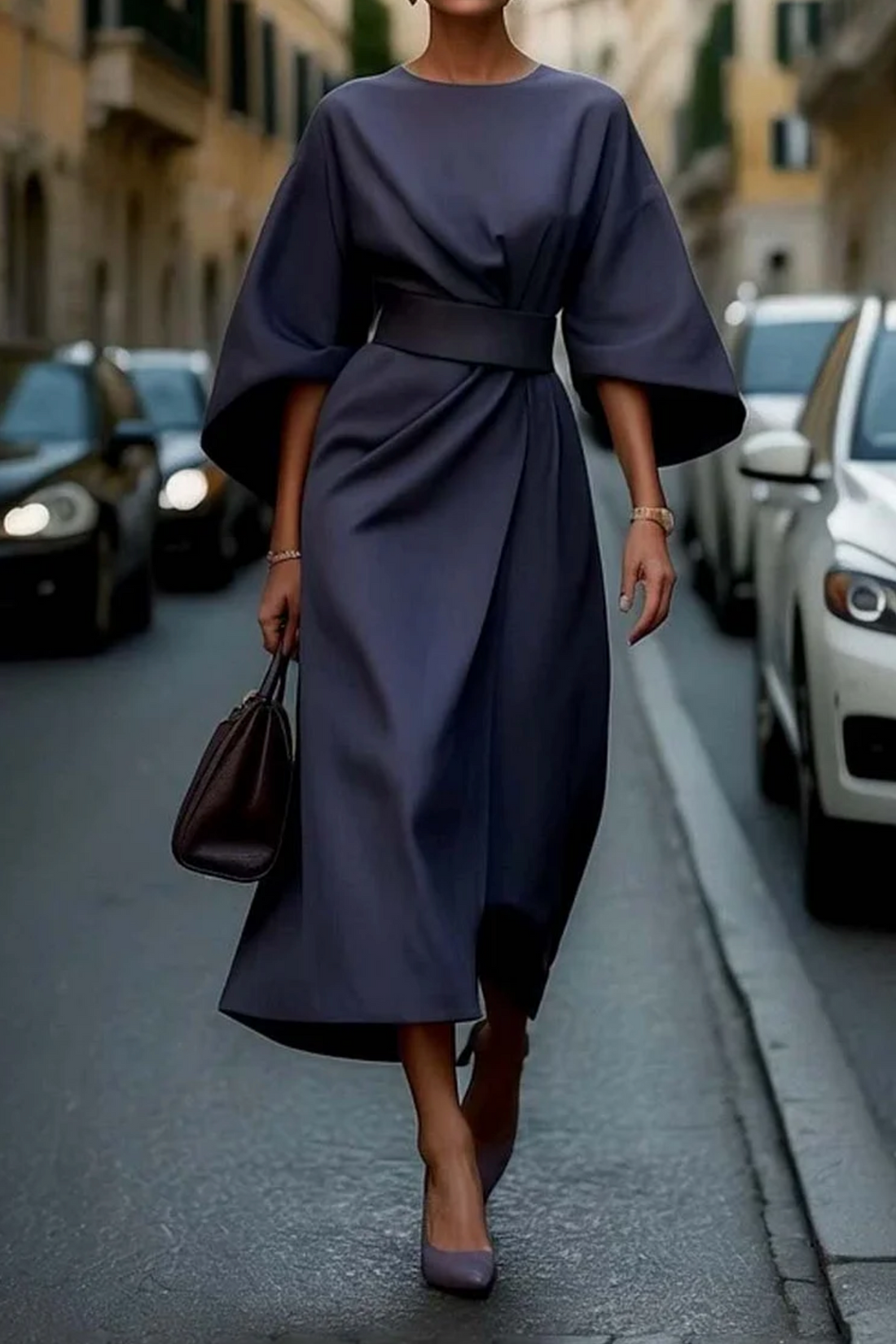 Véda – Luxe Lantern Sleeve Dress – Women’s fashion piece