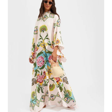 Sculpted Elegance™ Floral Maxi Dress – Women’s fashion piece