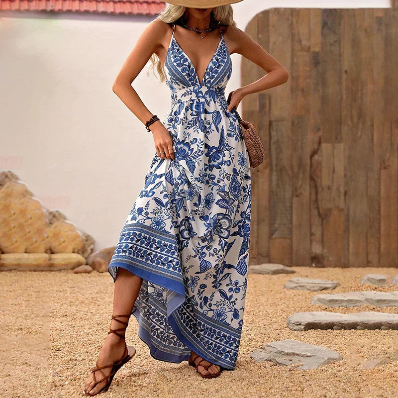 Élodie V Neck Dress