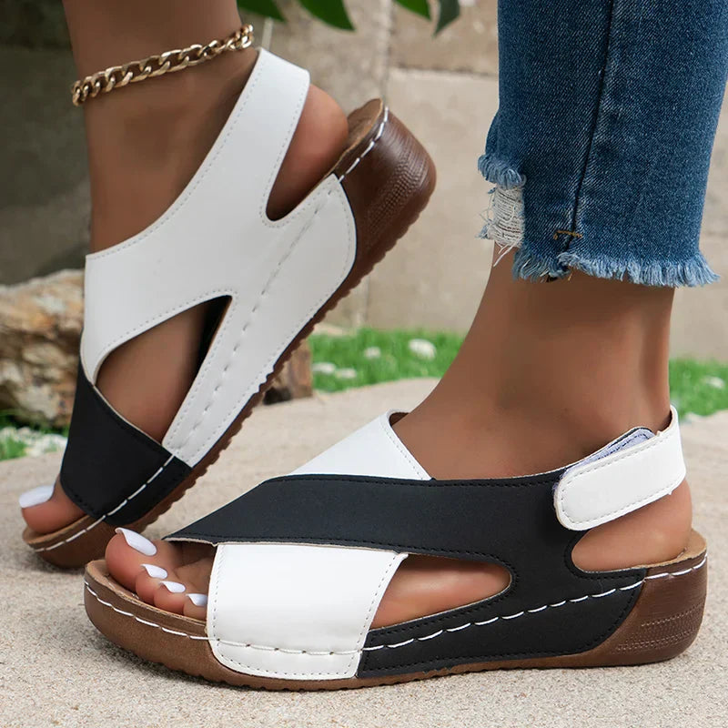 Cindy Criss Cross Comfort Lift Sandals