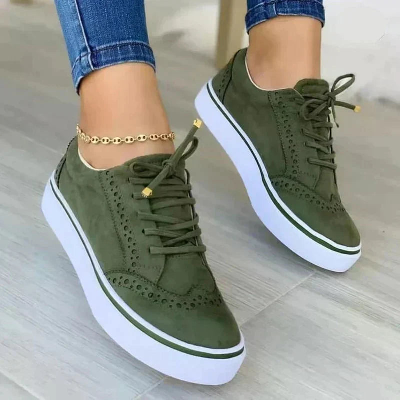 Livia Brogue Platform Sneakers
