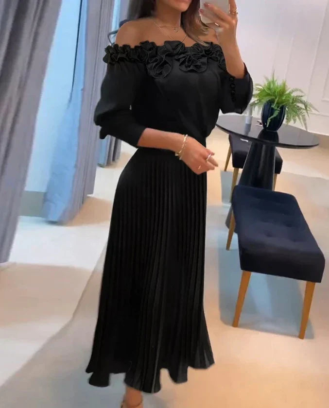 Carina | Stunning Off Shoulder Maxi Dress