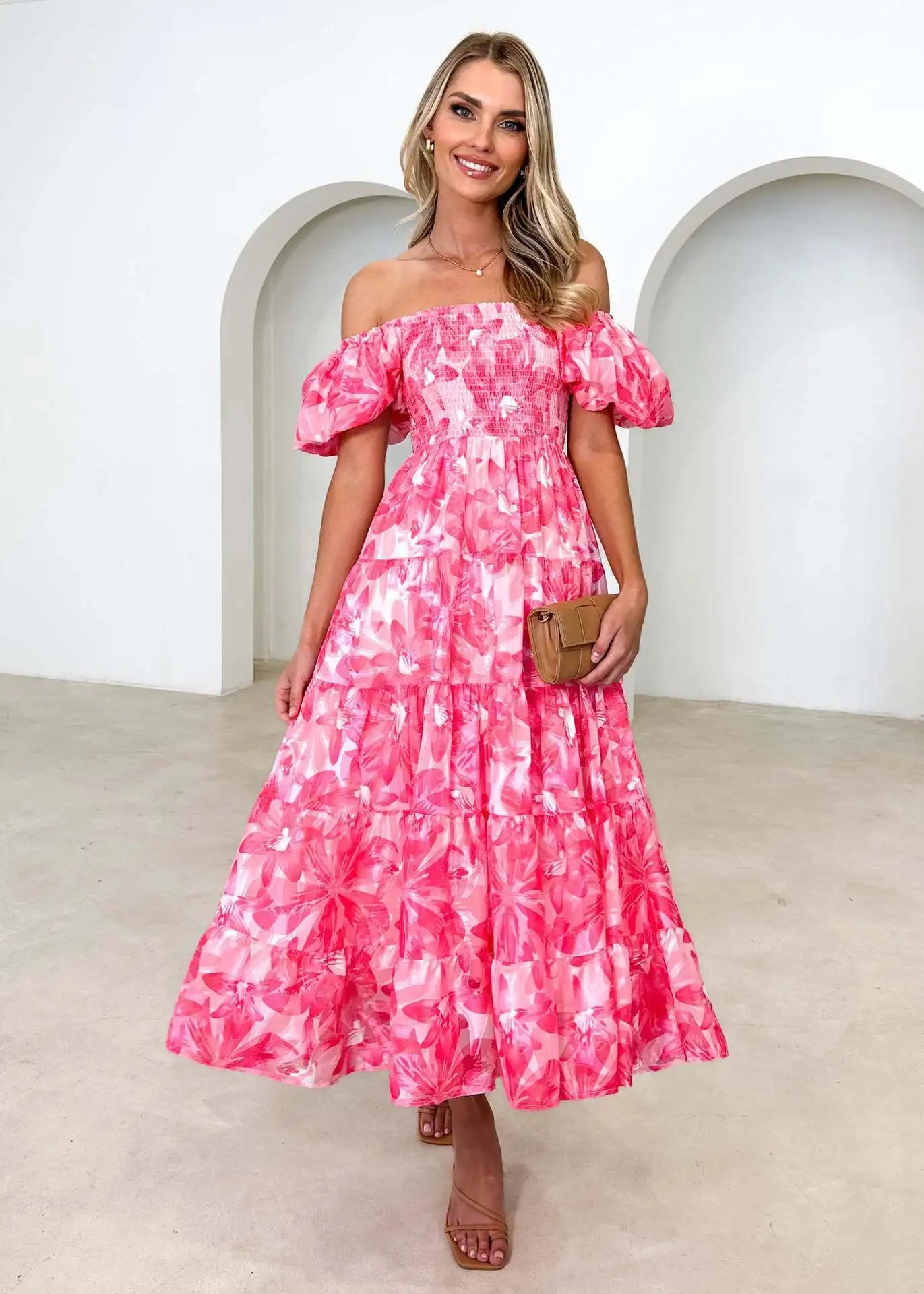 Celeste Off Shoulder Maxi Dress (almost Sold Out)