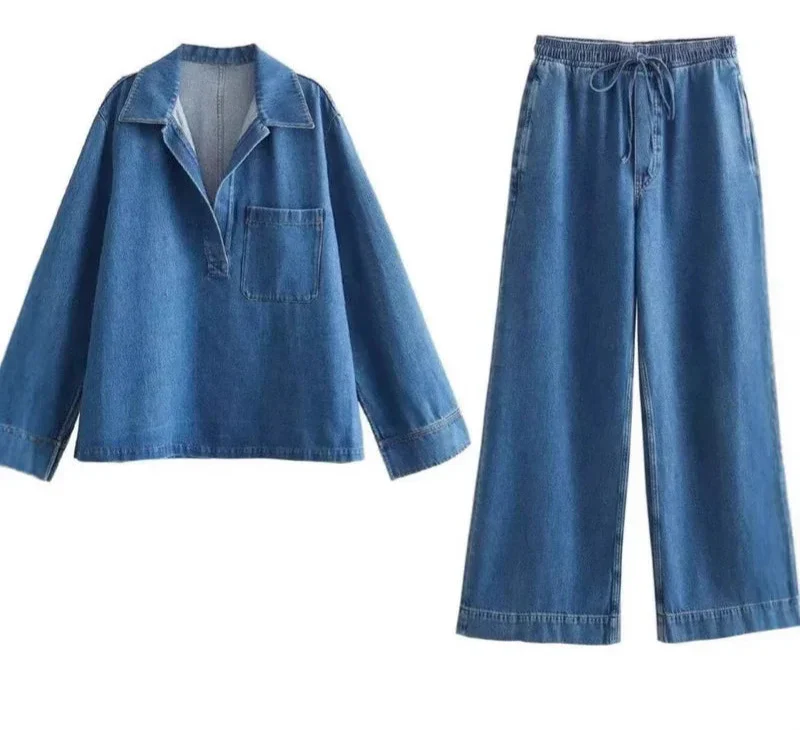 Carmen – Relaxed Collar Lounge Set – Women’s fashion piece